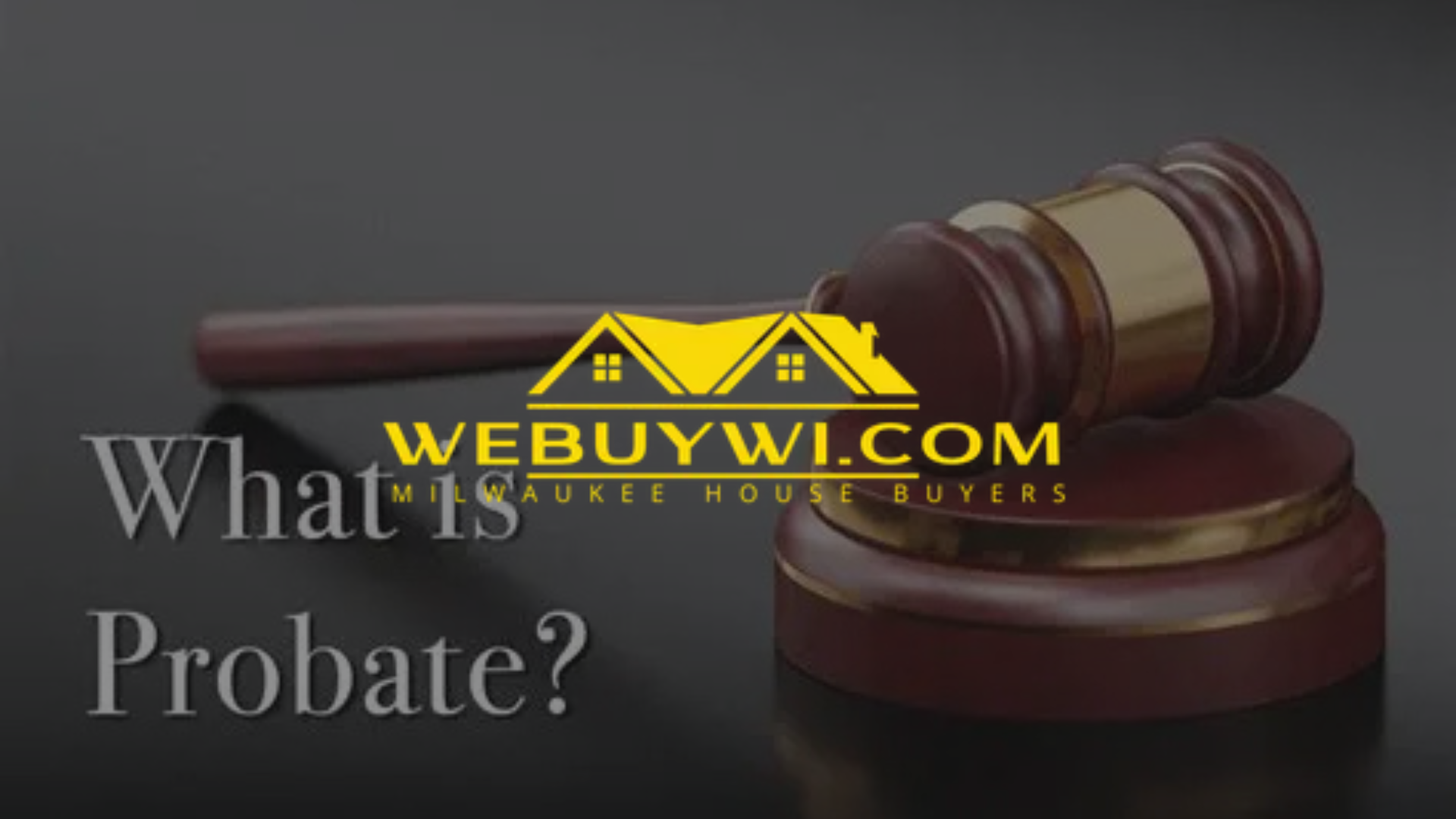 Gavel on a dark surface, with 