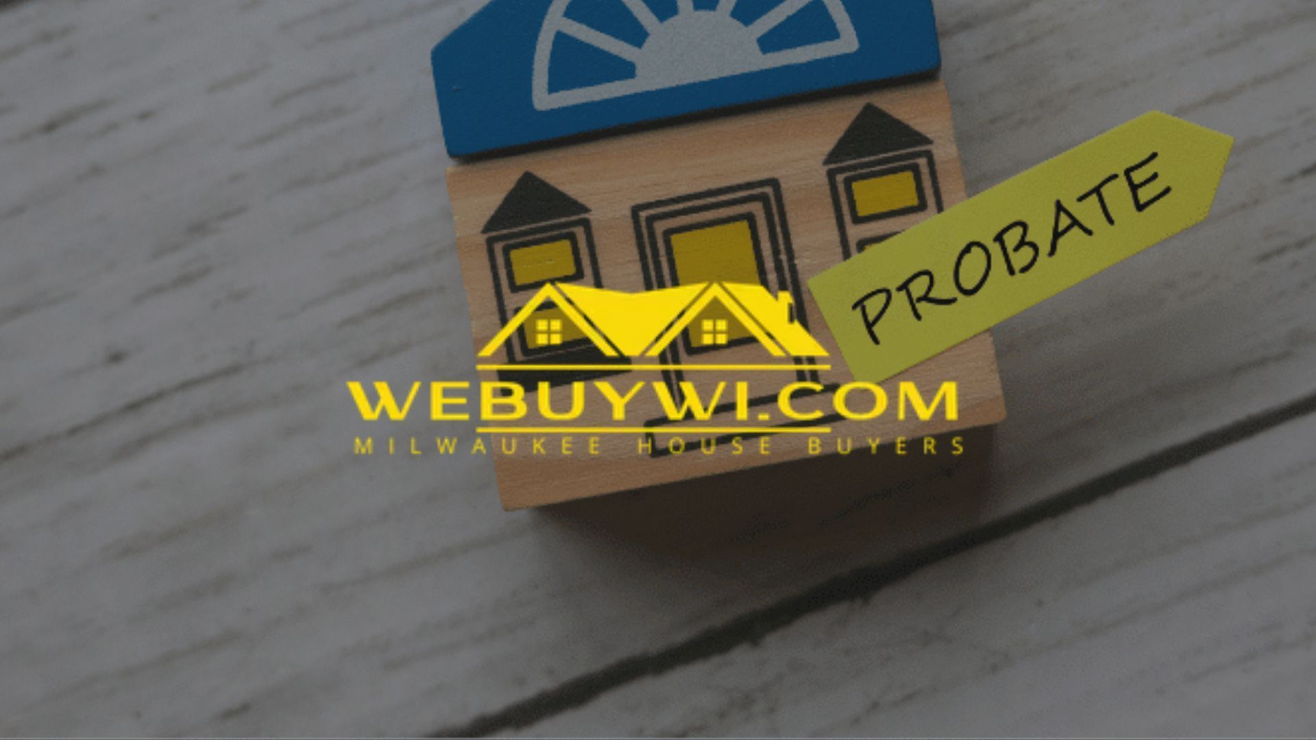 Wooden house model with a 