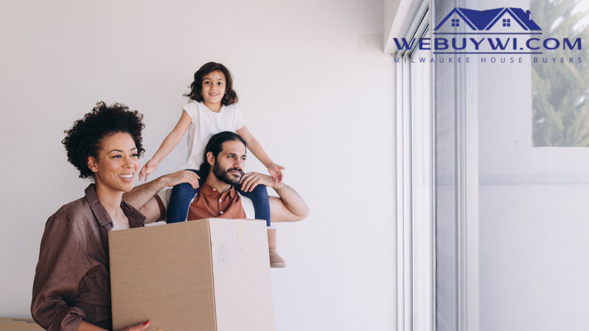 A family is moving into a new home.