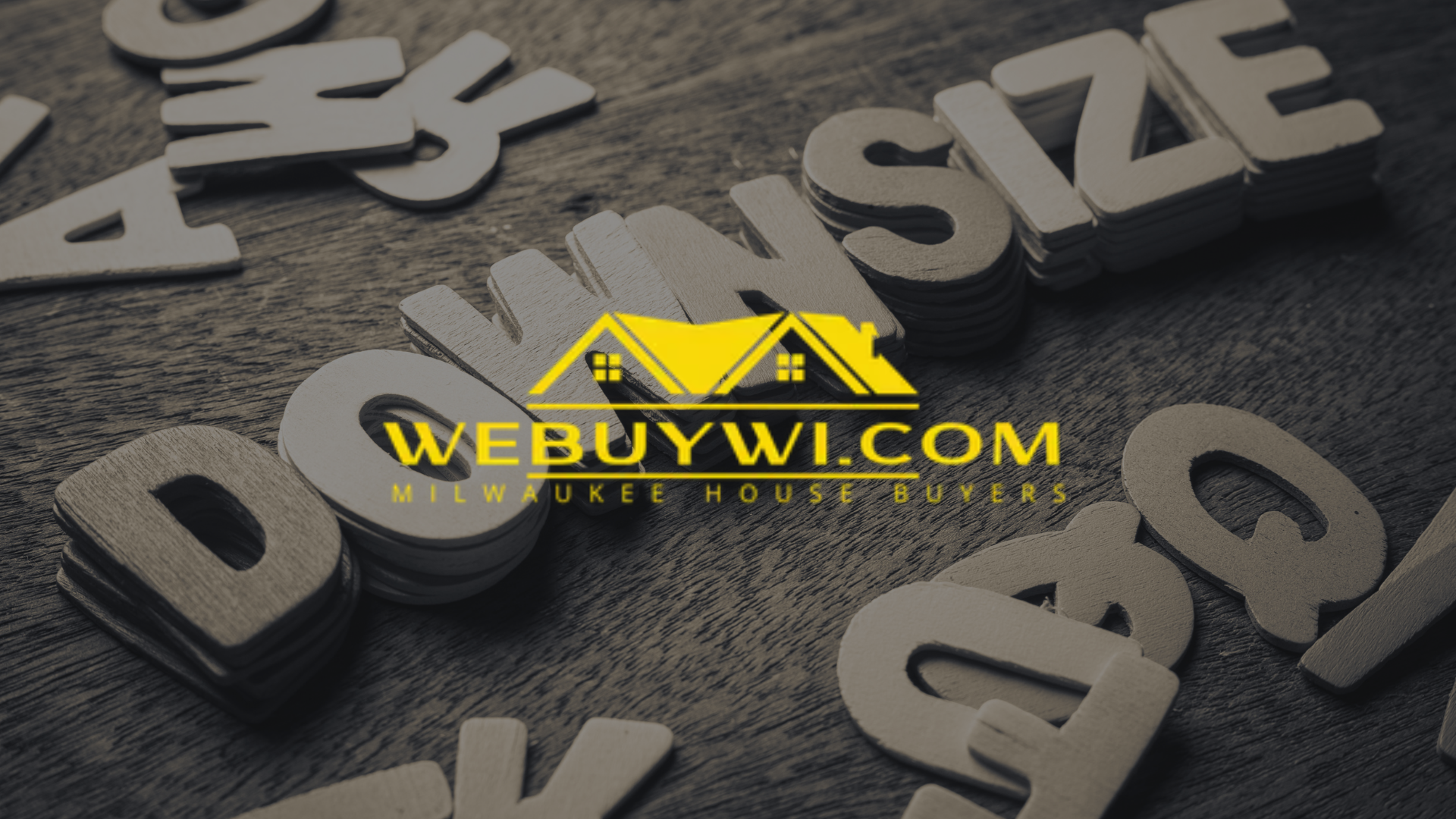 Wooden letters spell