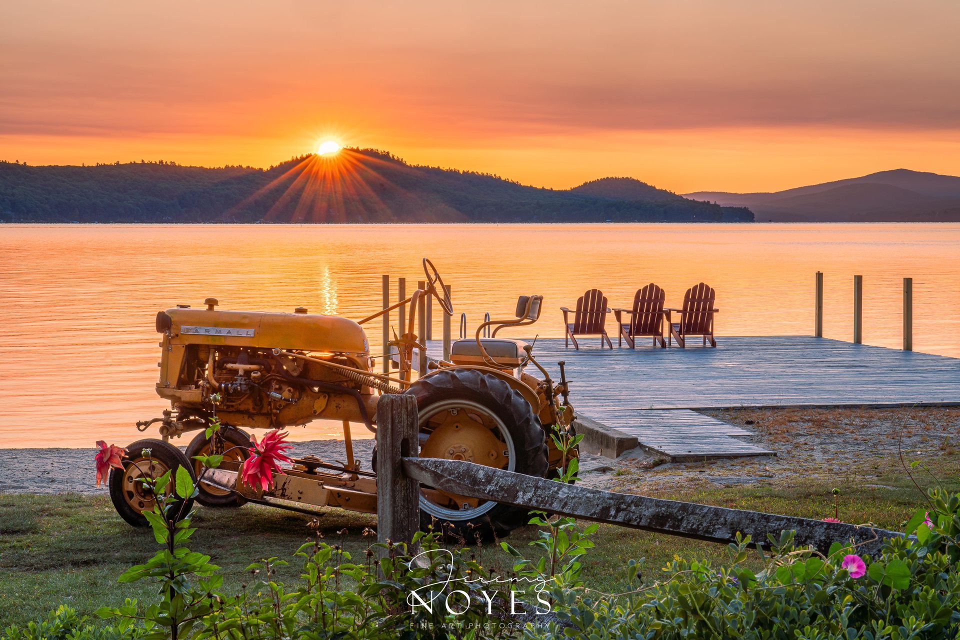 Farmall at the beach