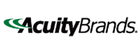 Le logo des marques acuity est vert et noir sur fond blanc.