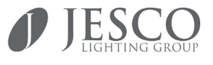 Un logo noir et blanc pour le groupe d'éclairage Jesco