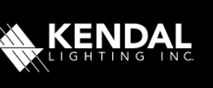 Un logo noir et blanc pour Kendal Lighting inc.