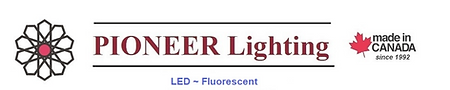 Le logo de Pioneer Lighting est fabriqué au Canada