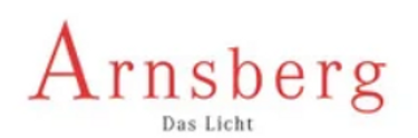 Arnsberg das light est écrit en rouge sur fond blanc