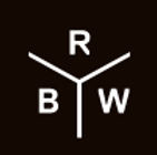Les lettres r, b et w sont sur fond noir.