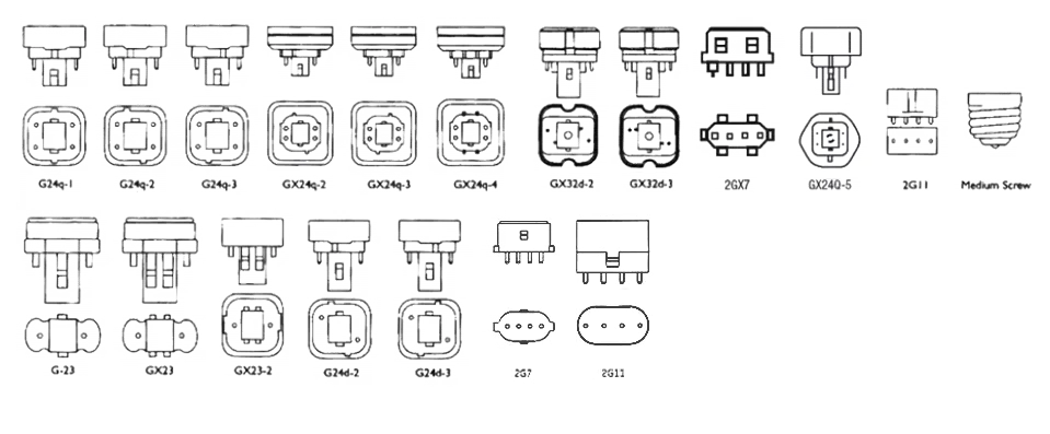Un dessin en noir et blanc de différents types de diamants