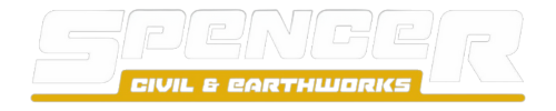 Spencer civil and earthworks logo on a white background