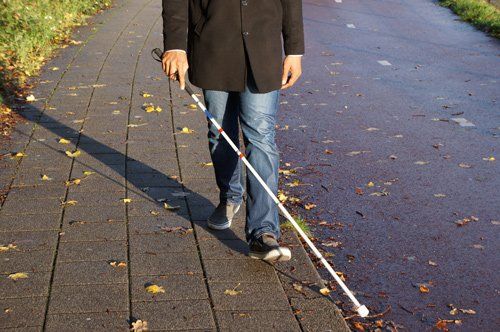 Blind Man On The Street — Placentia, CA — Law Offices of Kennith L. Peterson