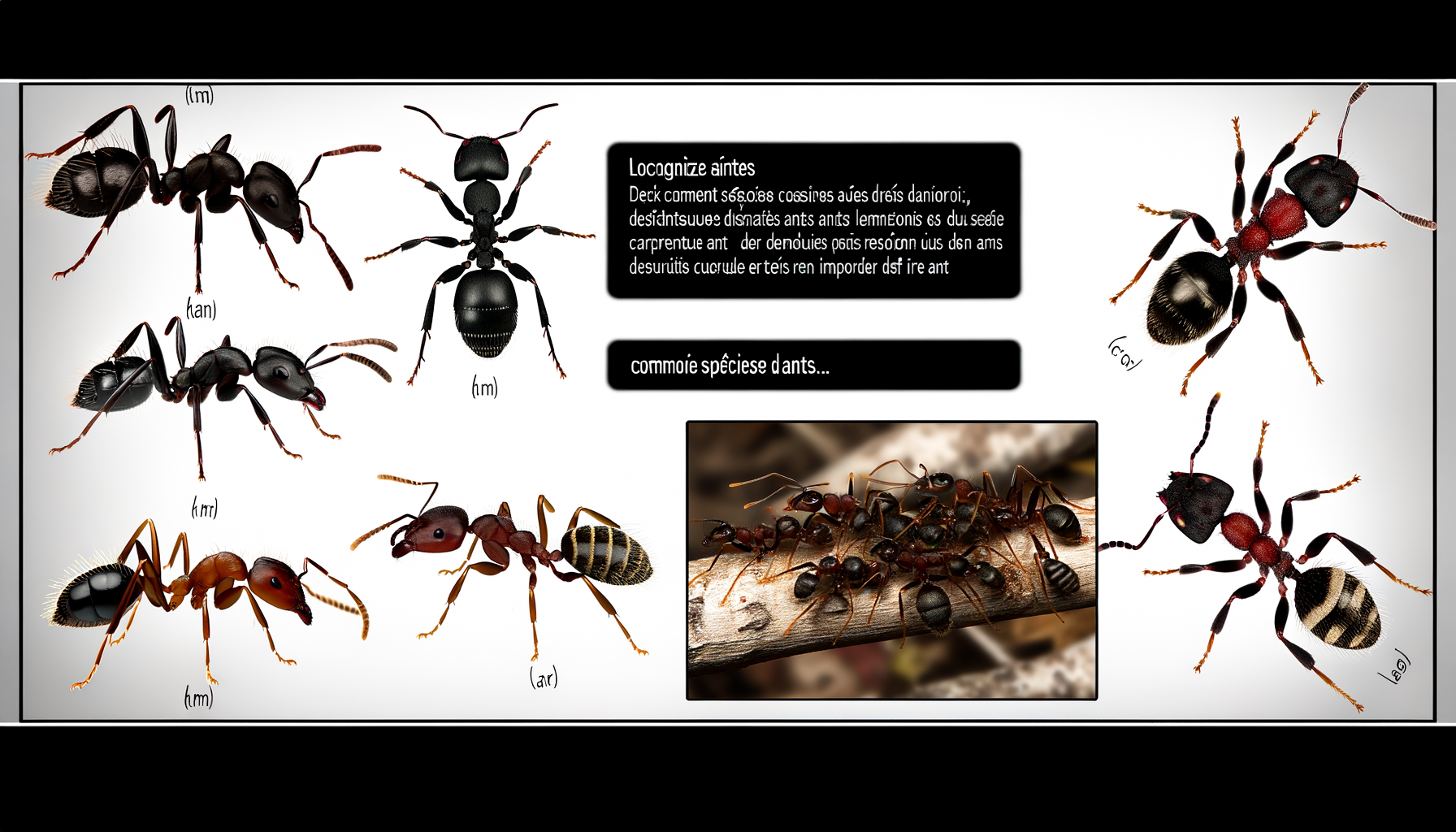 espèces de fourmis