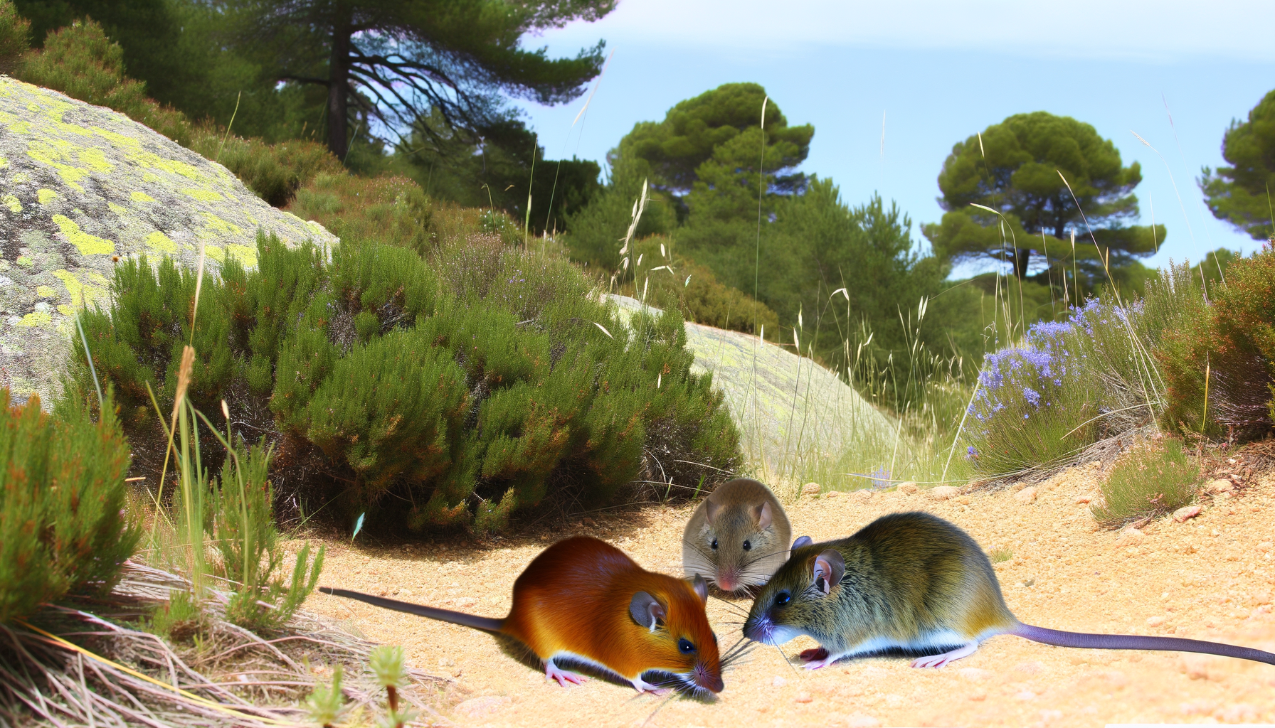 rongeurs dans la nature