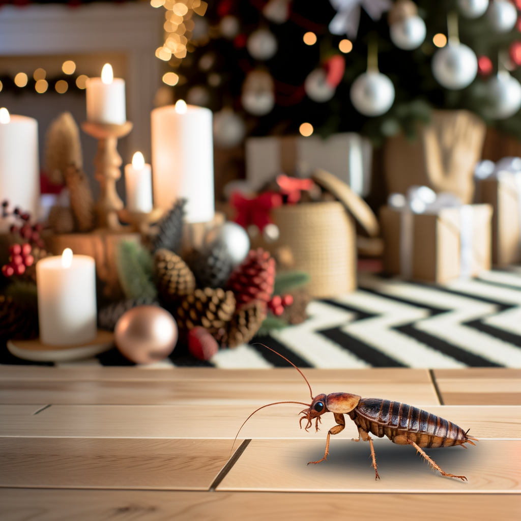 blatte un sapin de noël