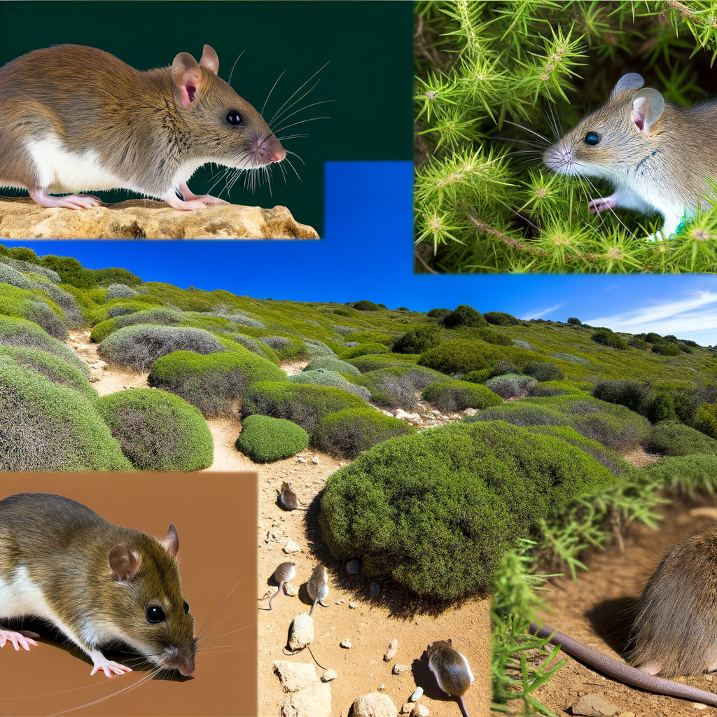 différents rongeurs dans des paysages des Bouches-du-Rhône