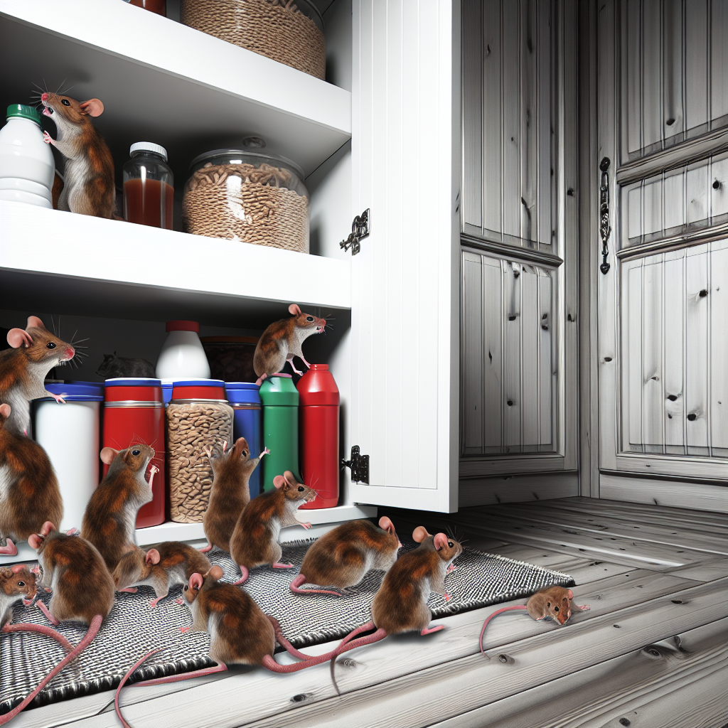 nuisibles devant une maison