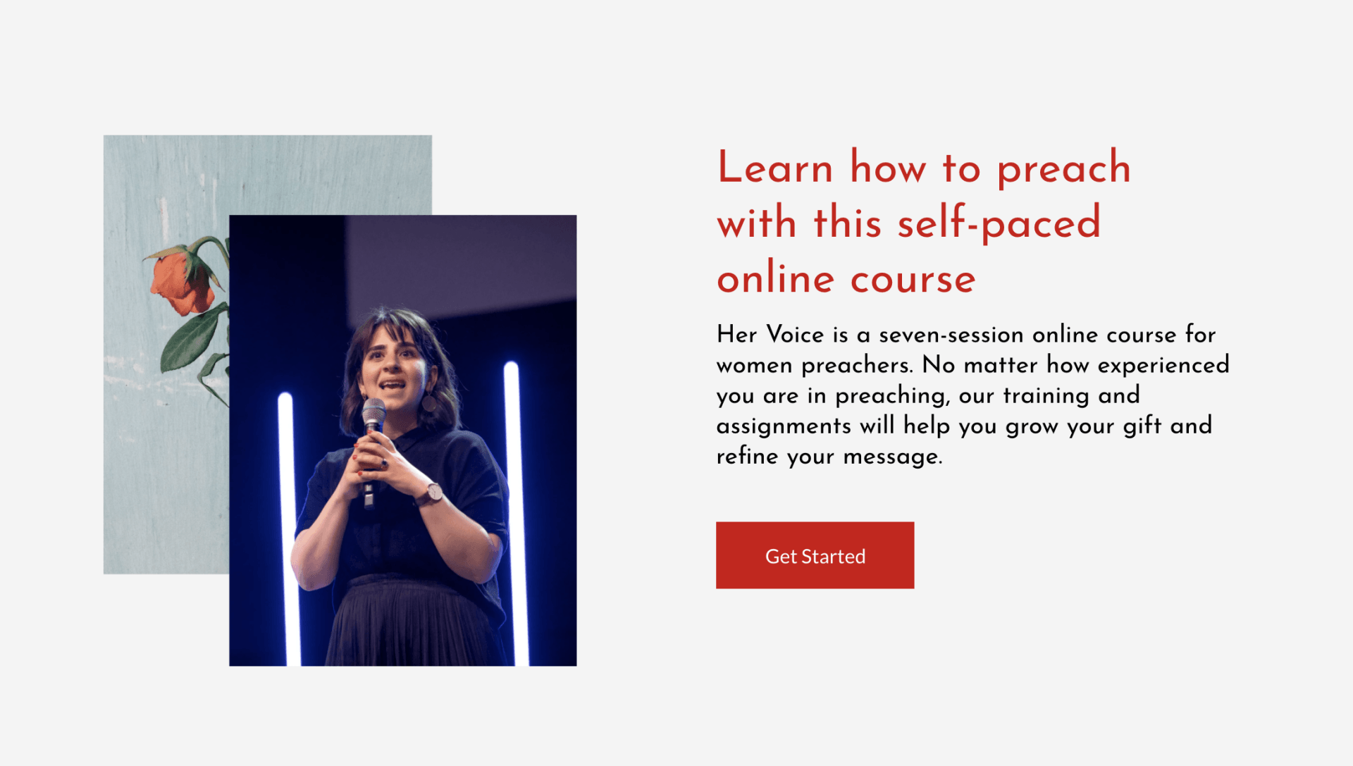 Her Voice Online Preaching and Sermon Preparation Course for Women