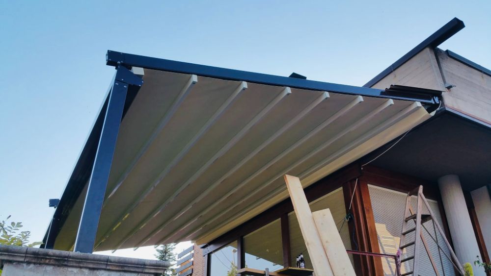 tenda esterna per copertura