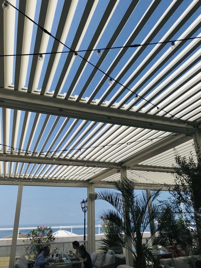pergola in alluminio