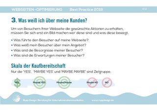 Auszug aus dem Vortrag 'Webseiten Optimierung'