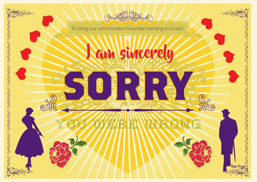 KLISCHEES IN FARBE-05--sorry-you-were-wrong--RuppDesign-de