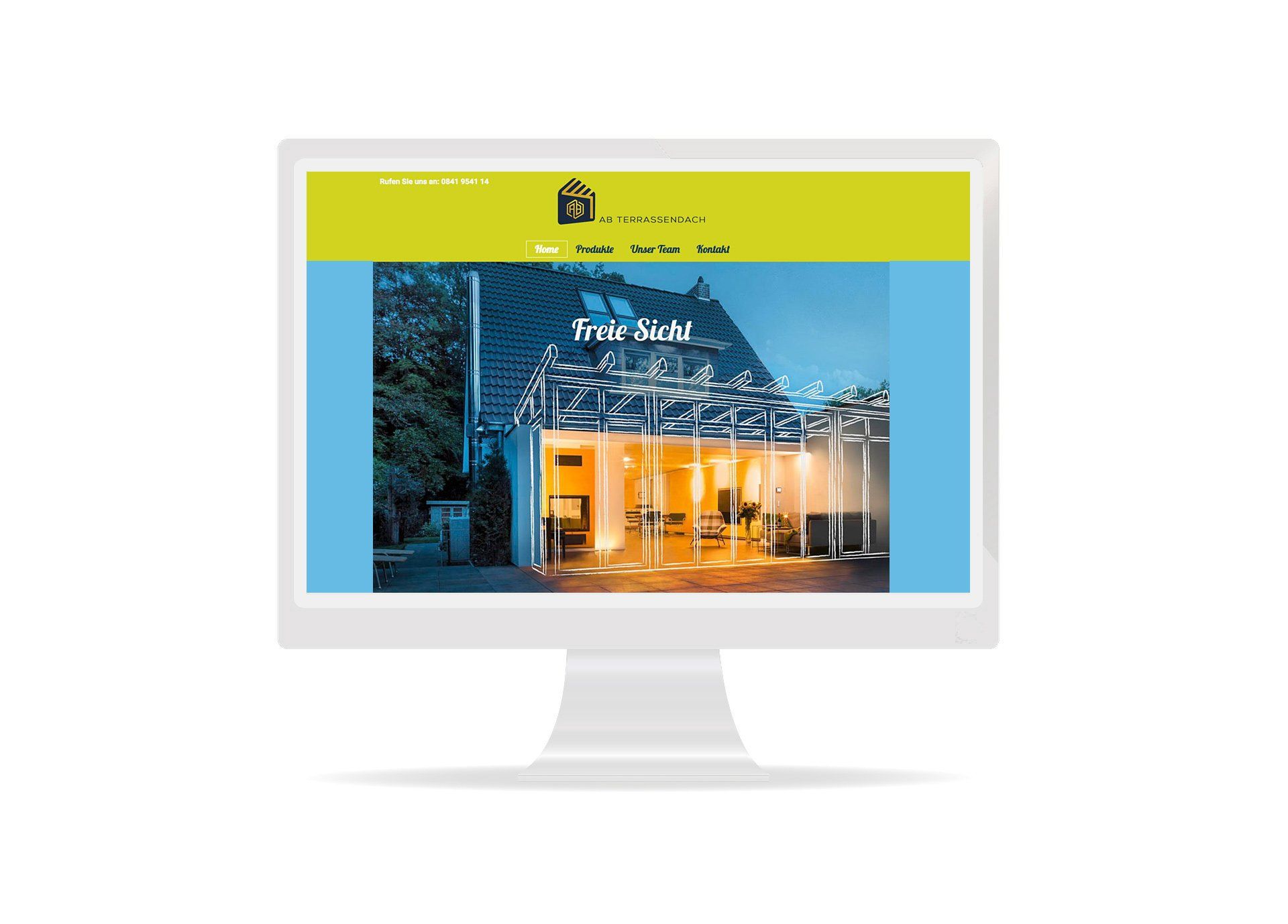 AB TERRASSENDACH - Terrassendächer-webdesign by Rupp Design