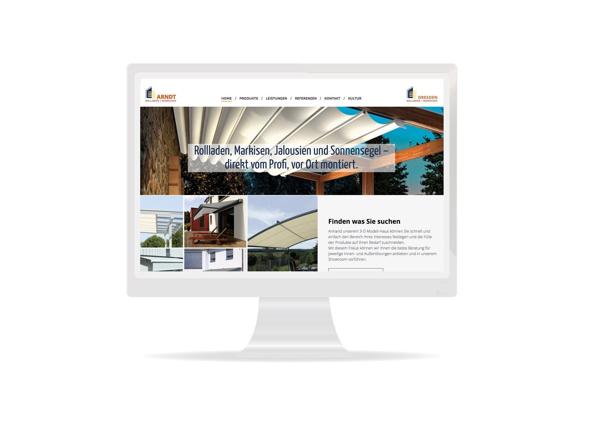 ARNDT - Rollladen und Markisen - webdesign by Rupp Design
