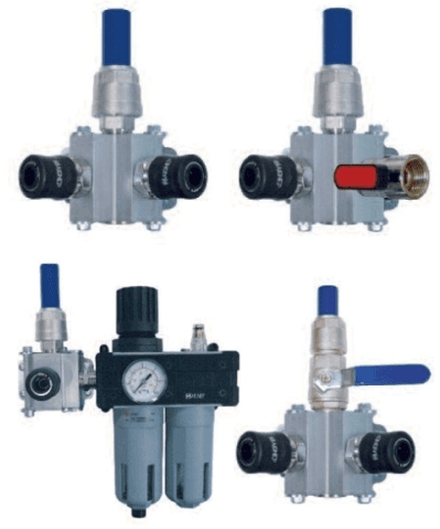 tubi in alluminio per impianti d'aria compressa
