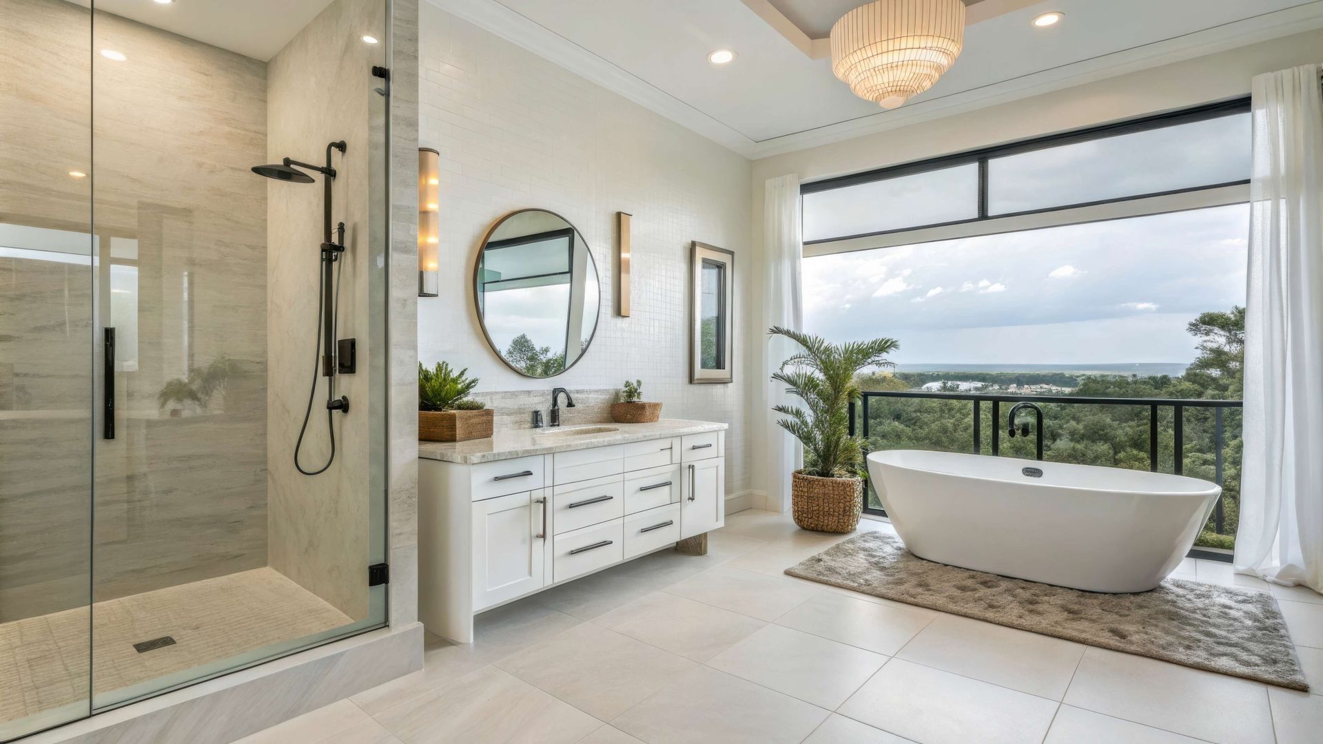 New bathroom remodeled