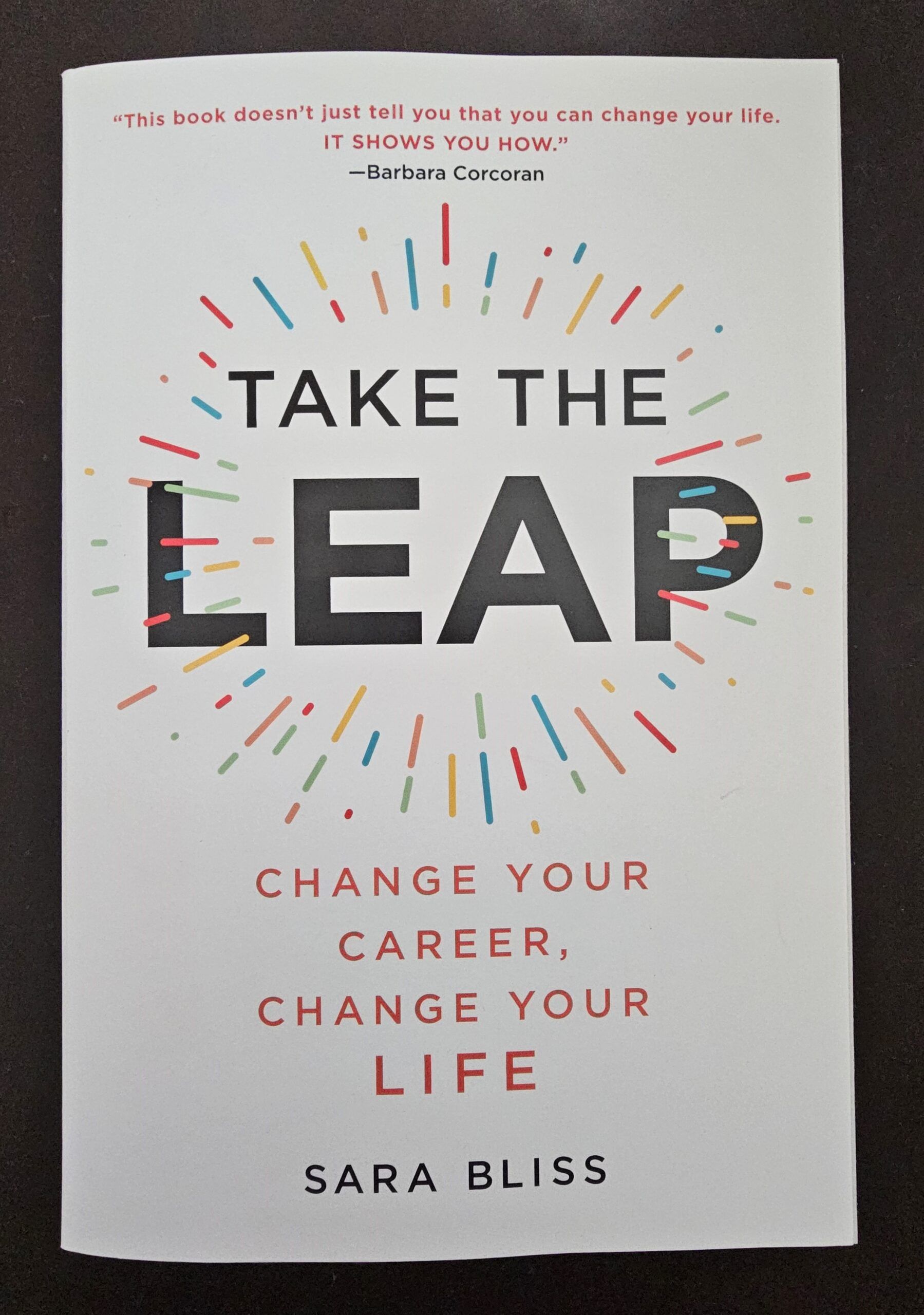 A book by sara bliss titled take the leap