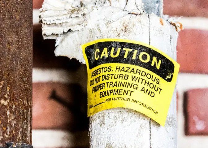 how long does asbestos stay in the air