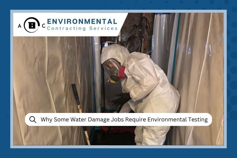 Why Some Water Damage Jobs Require Environmental Testing