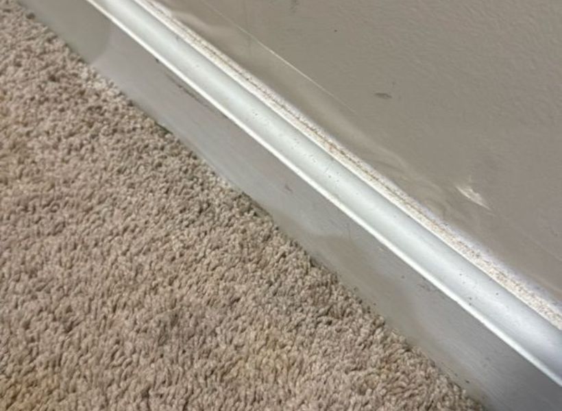 affected baseboard
