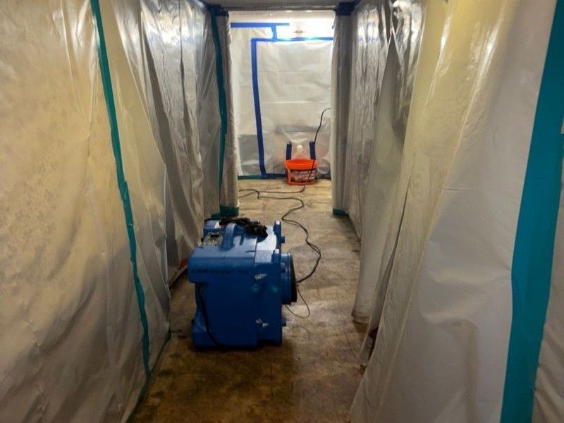 Cleared and tested space