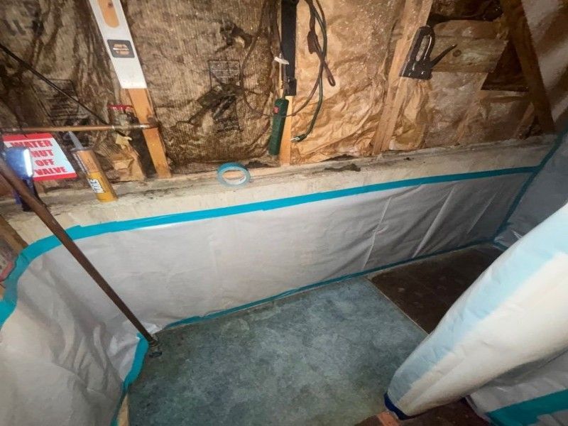 HEPA filtration setup