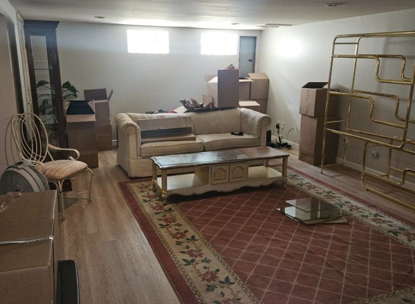 basement after reconstruction