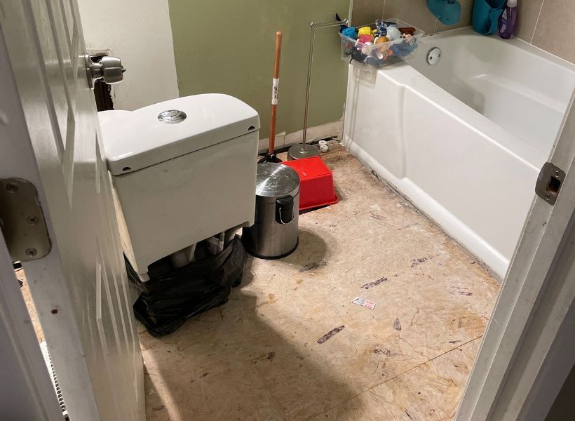 bathroom tiles removal 2