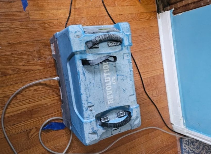 drying process - water mitigation 2