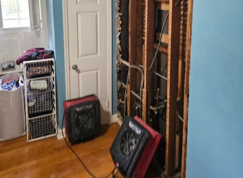 drying process - water mitigation