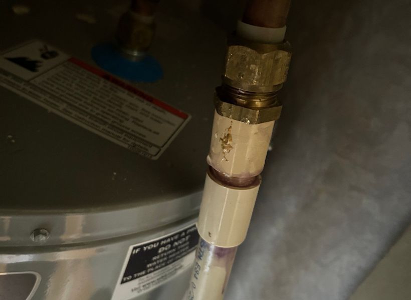 leaky water heater