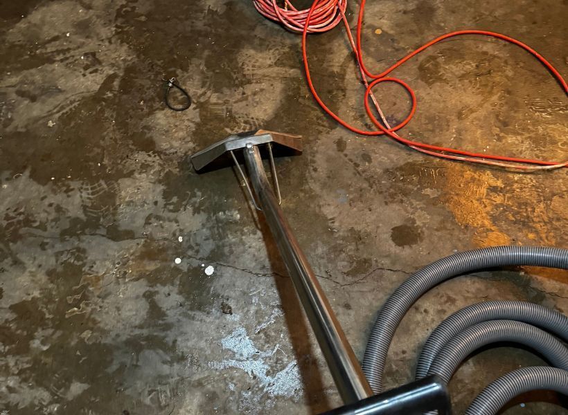 storage room water extraction