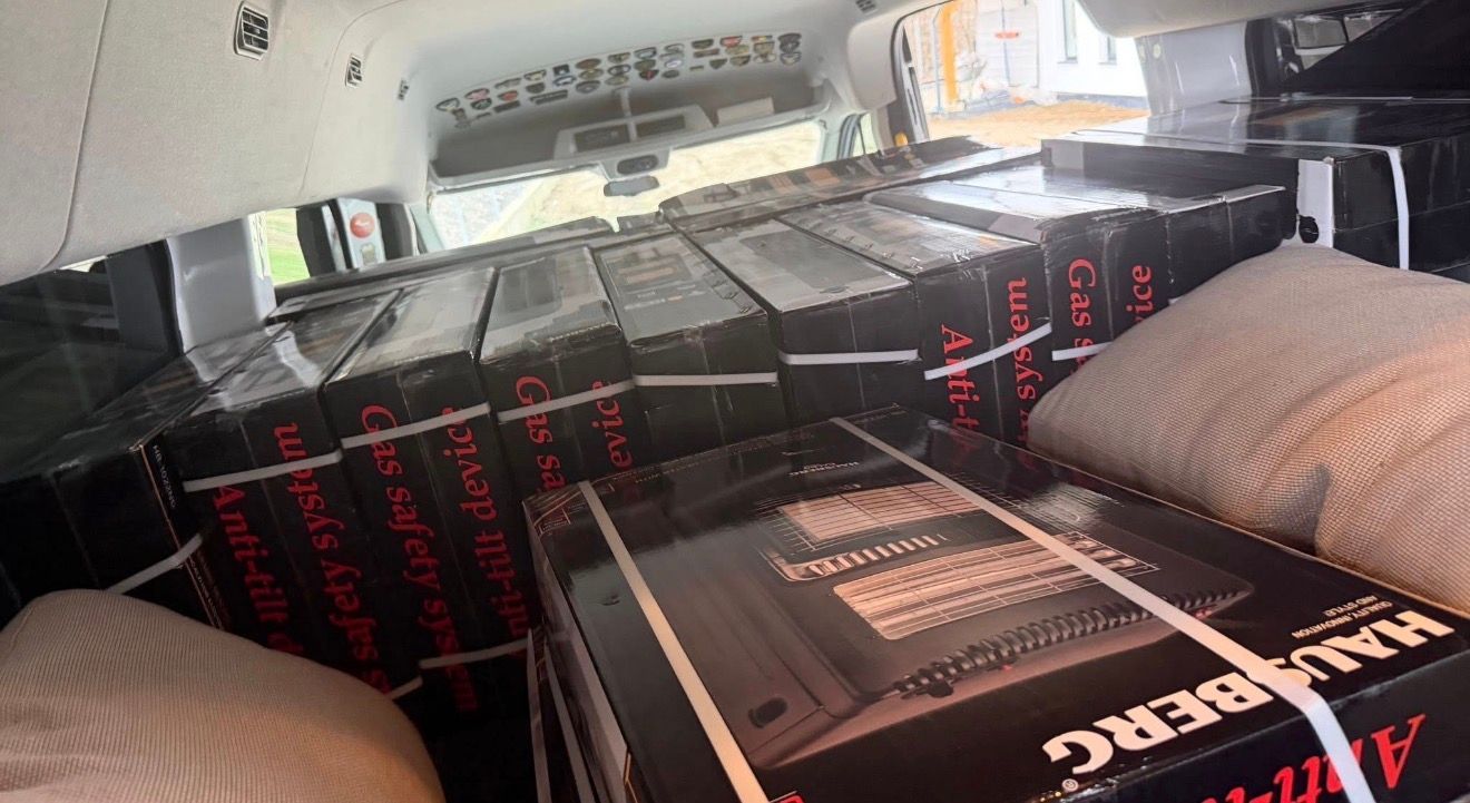 varmeovner til ukraina levert av dare2be