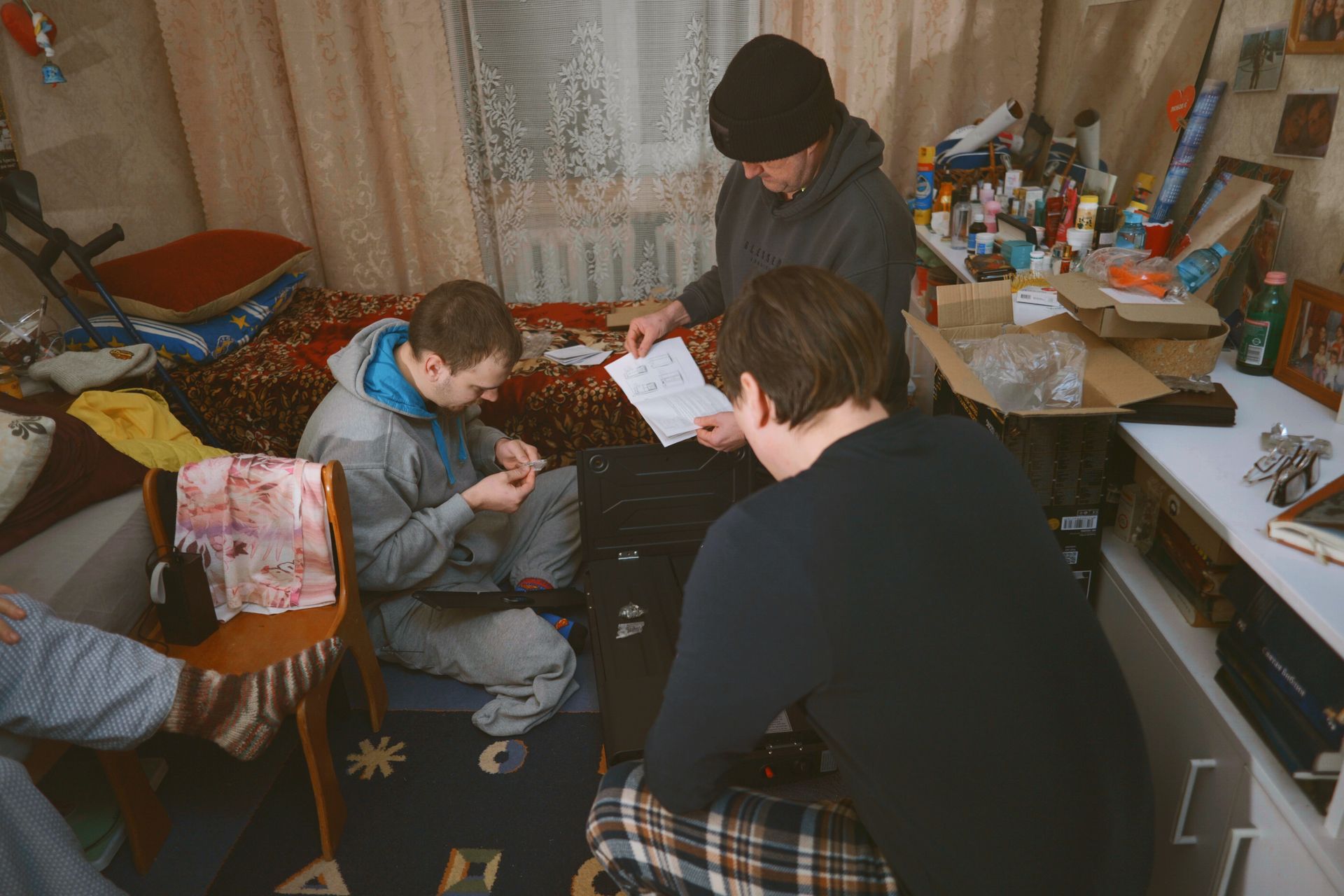 varmeovner til ukraina levert av dare2be