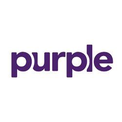Purple trusted brand logo on Stampede social automation tool