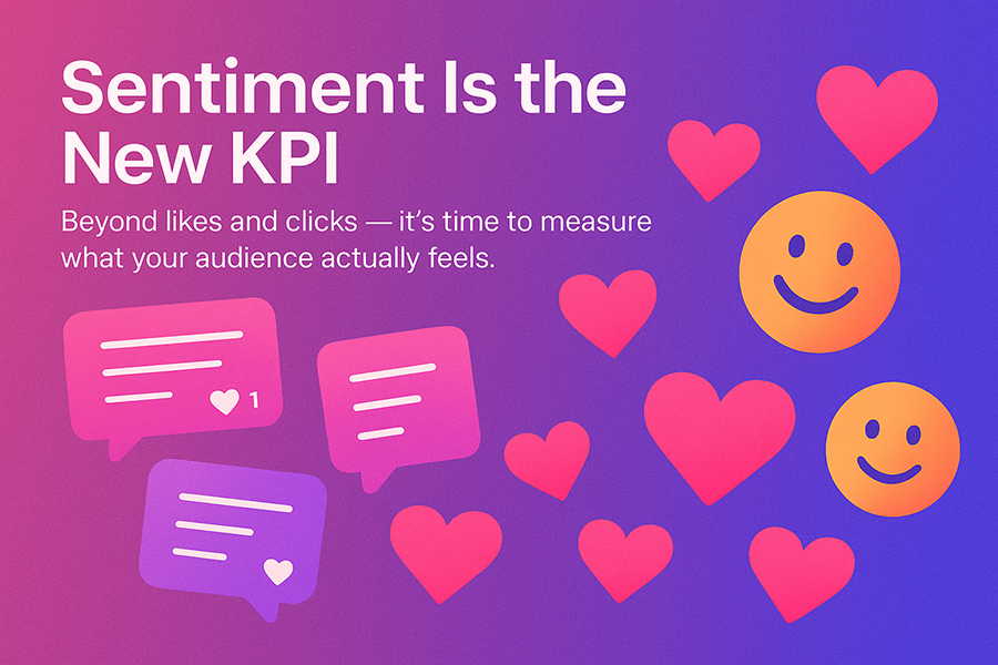 Sentiment is the new KPI: Beyond likes and clicks it's time to measure what your audience actually feels.