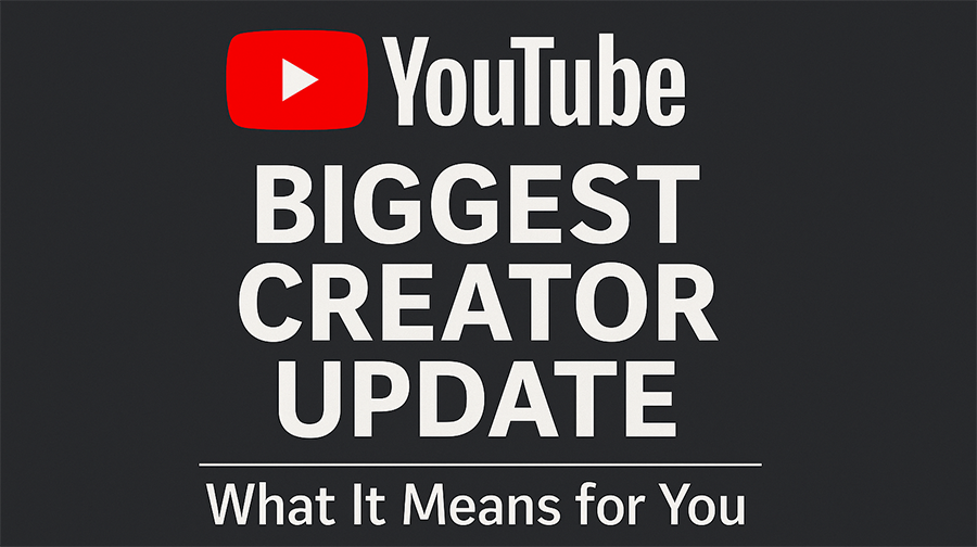 YouTube’s Biggest Creator Update: What It Means for Podcasters, Gamers & Influencers