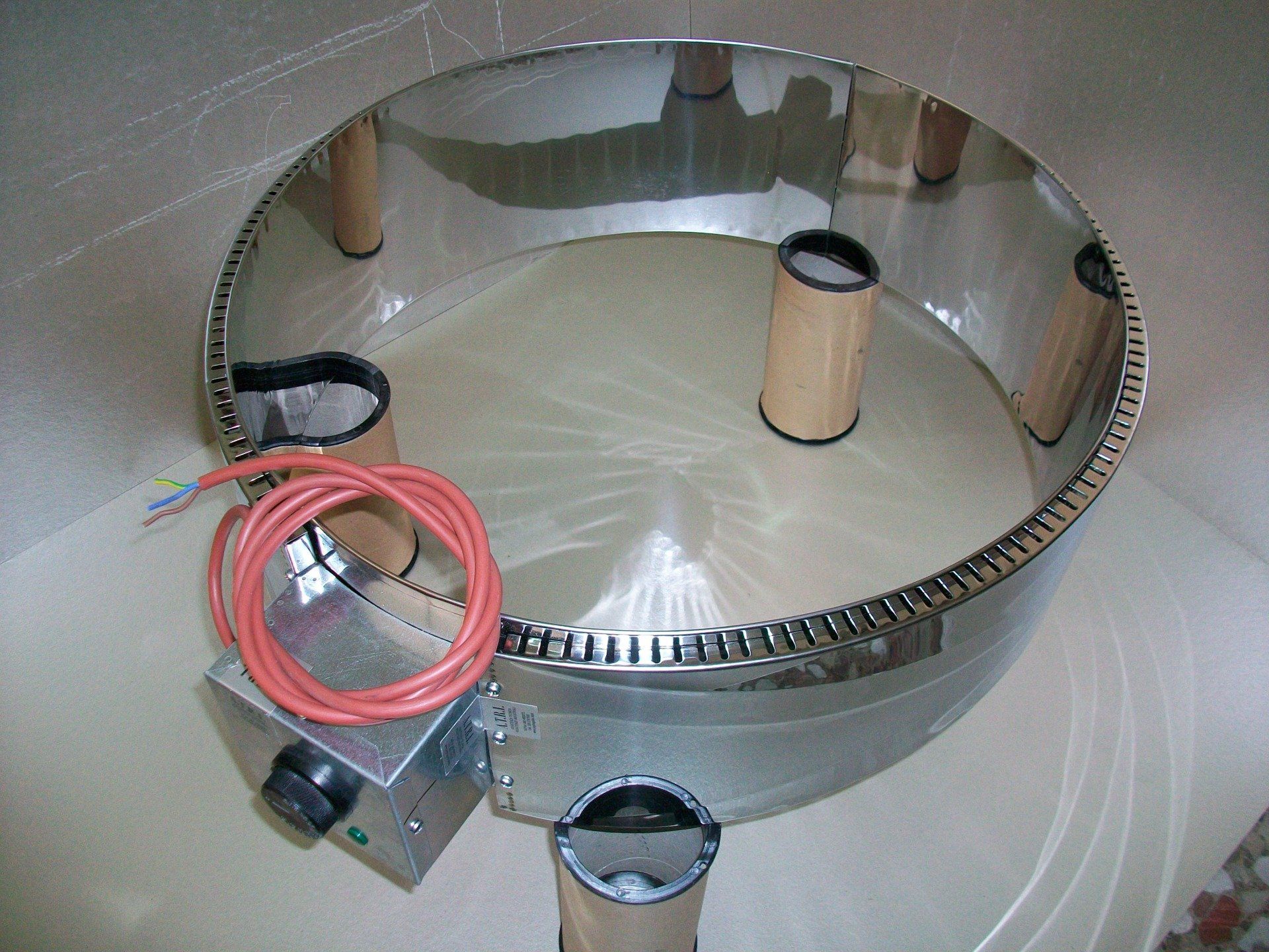 Riscaldatore per fusto da 200 litri con termostato