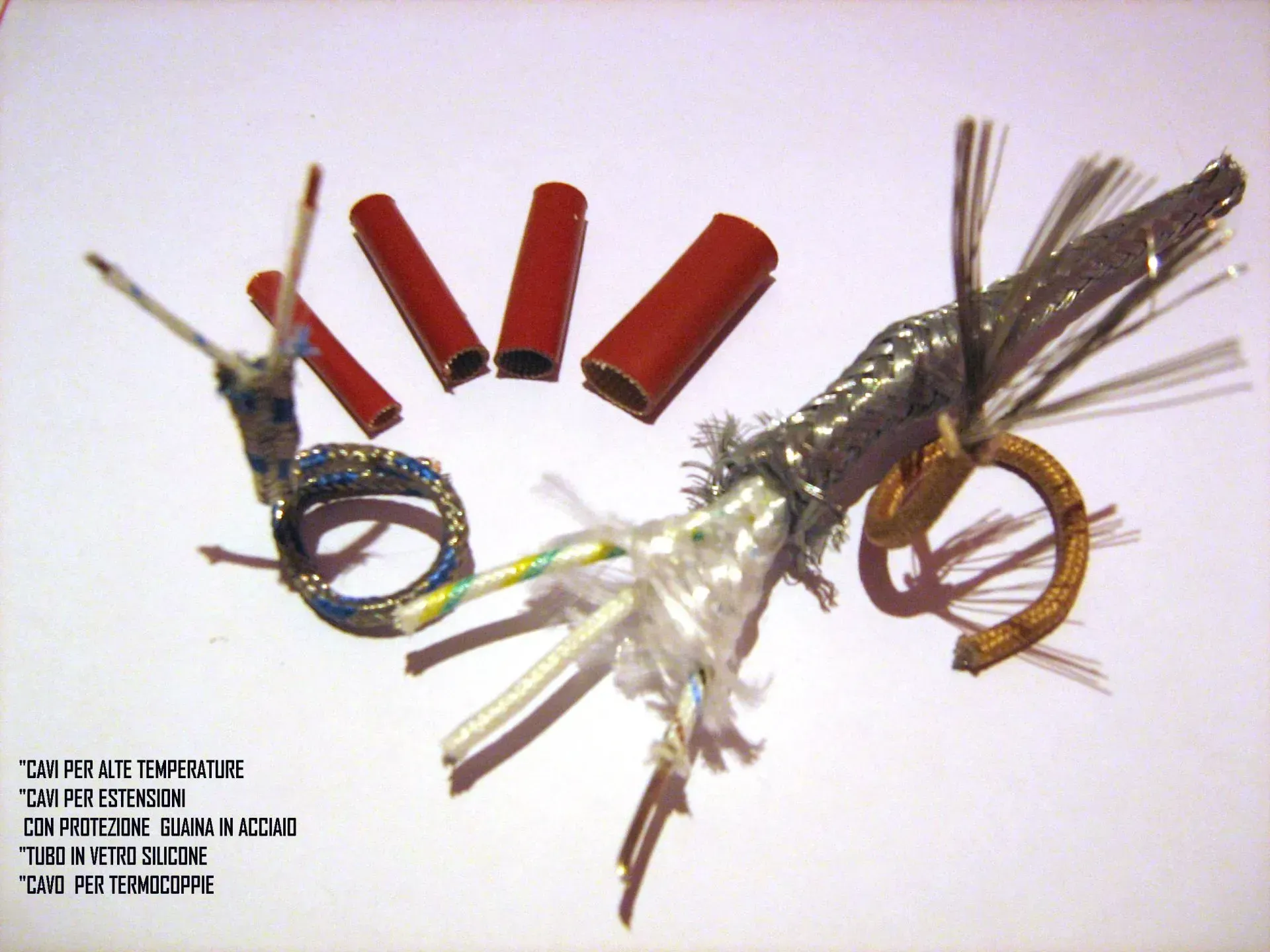 Cavi e guaine per alte temperature