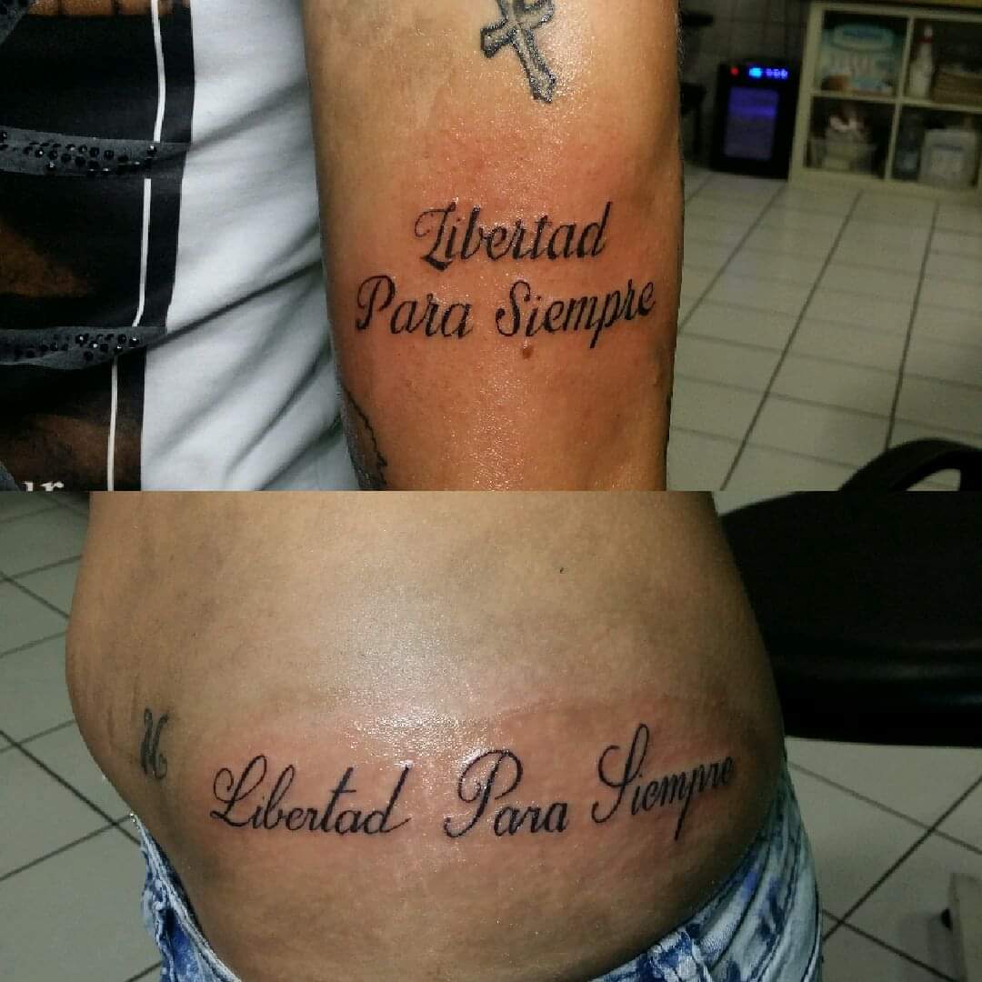 libertad para siempre tattoo goede doelen