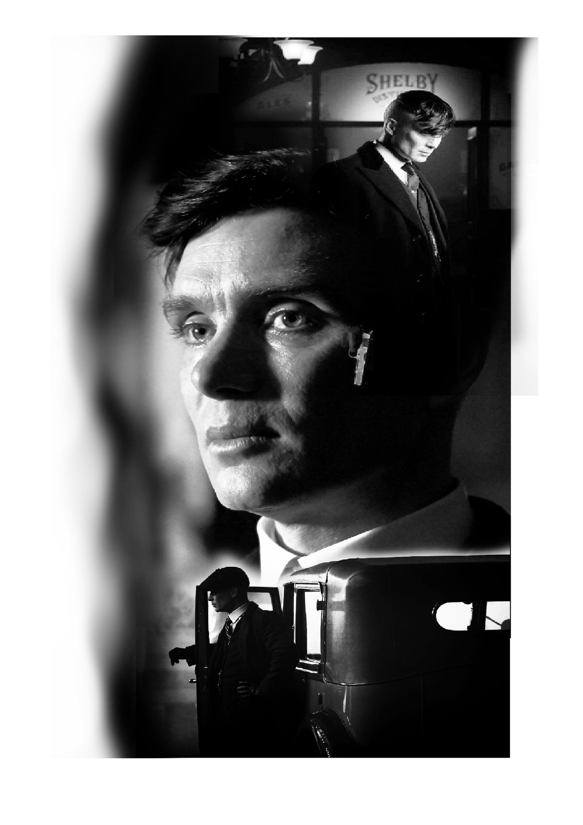 Peaky blinders Thomas Shelby black and grey