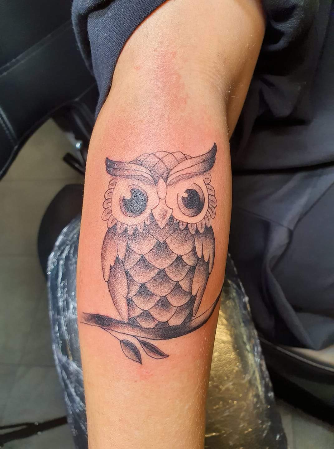 uil tattoo lines black and grey